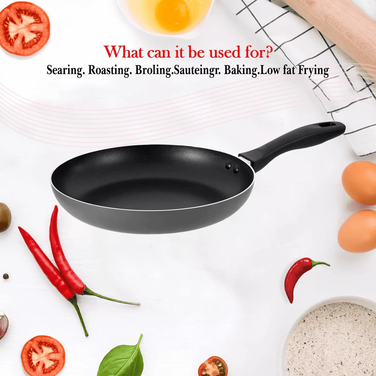 Alpine Non-Stick Aluminum Fry Pan Set