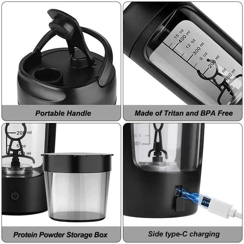 Fully Automatic Protein Shaker bottle