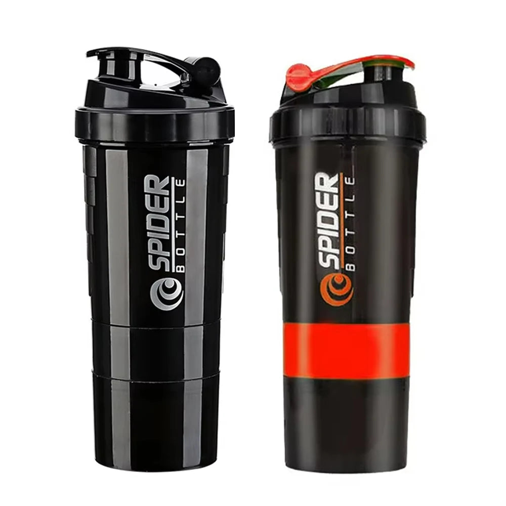 Protein Bottle Powder Shake Cup Water Bottle Plastic