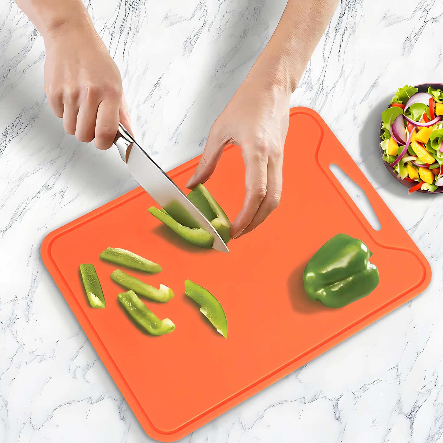 Reversible Silicone Cutting Board Non-slip