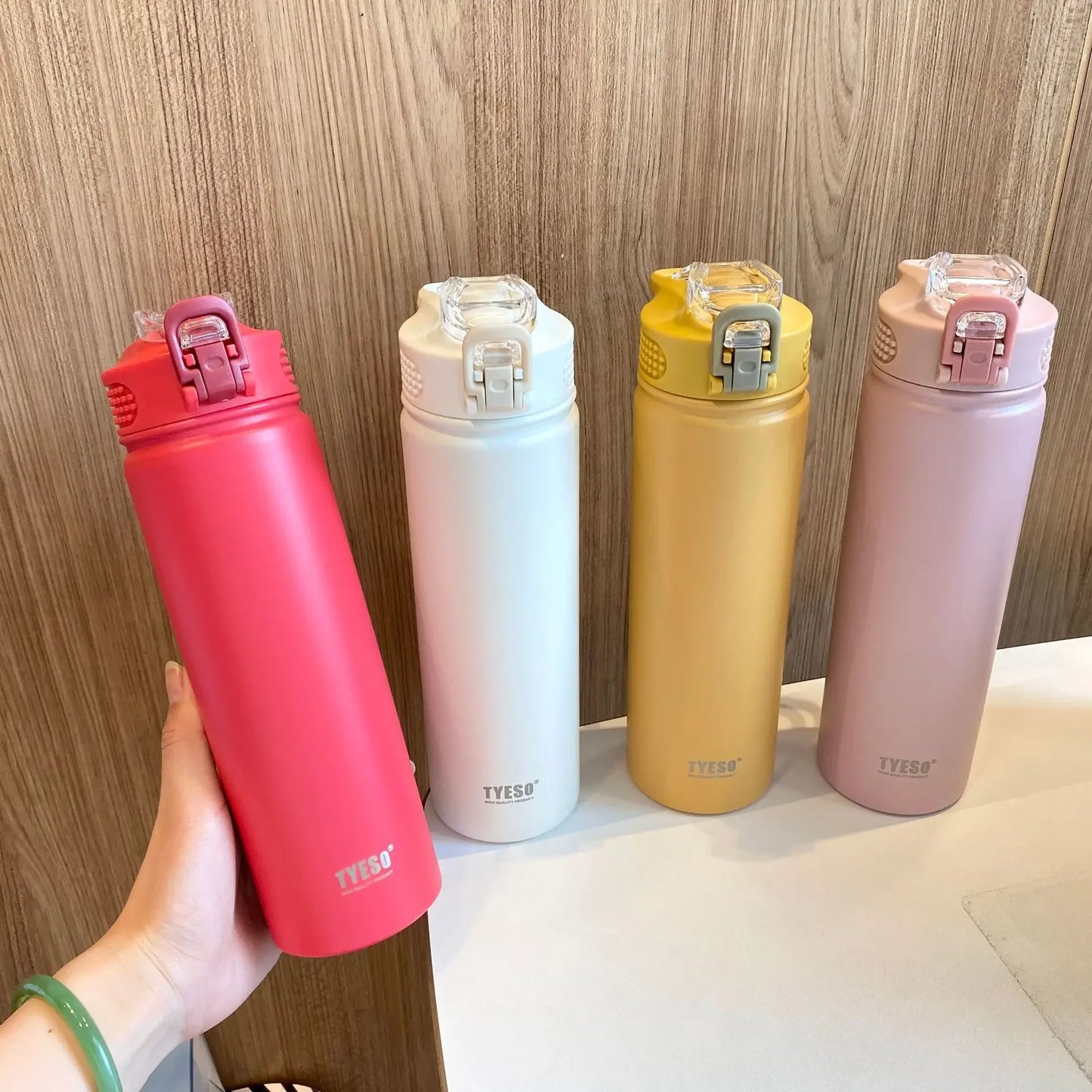 Thermos Bottle With Straw