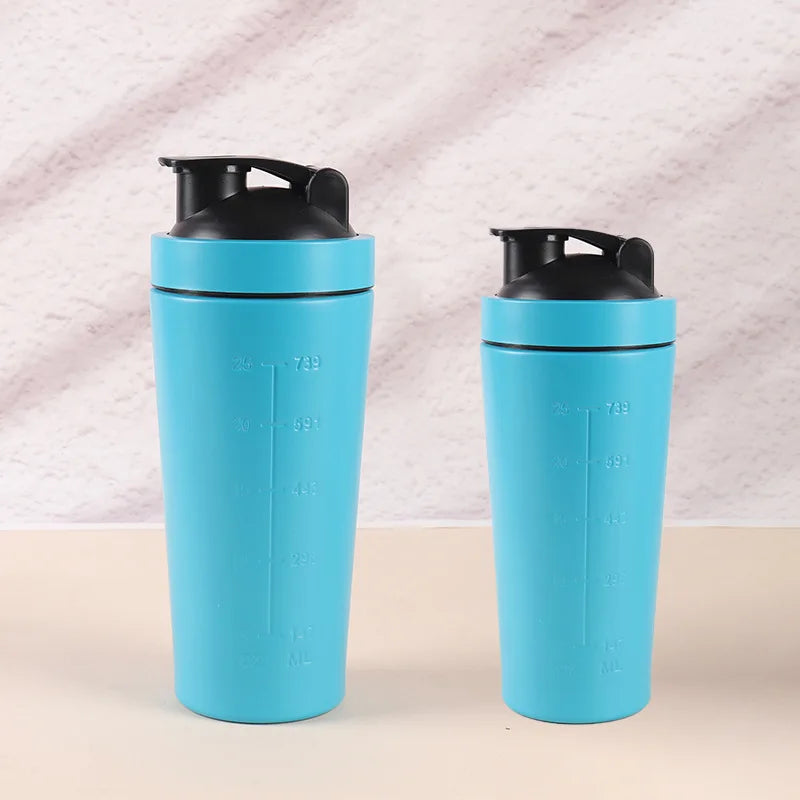 Stainless Steel Protein Powder Shaker Bottle