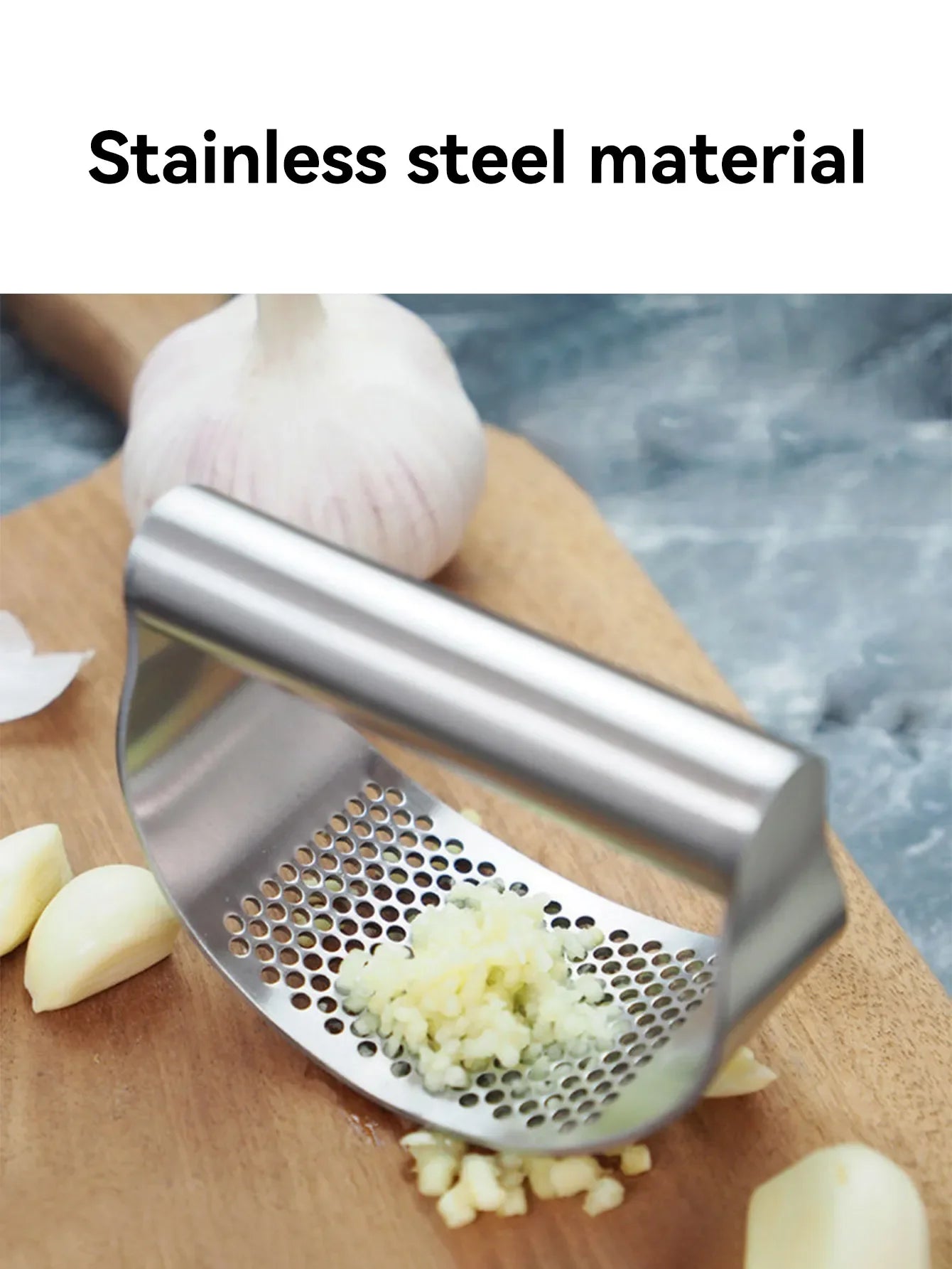 Manual Stainless Steel Garlic Mincer