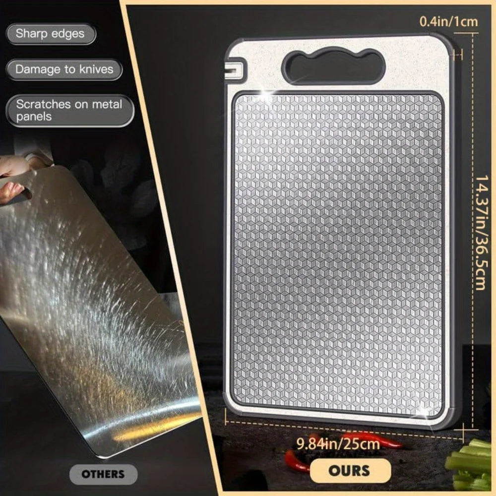 Stainless Steel Cutting Board Double Sided