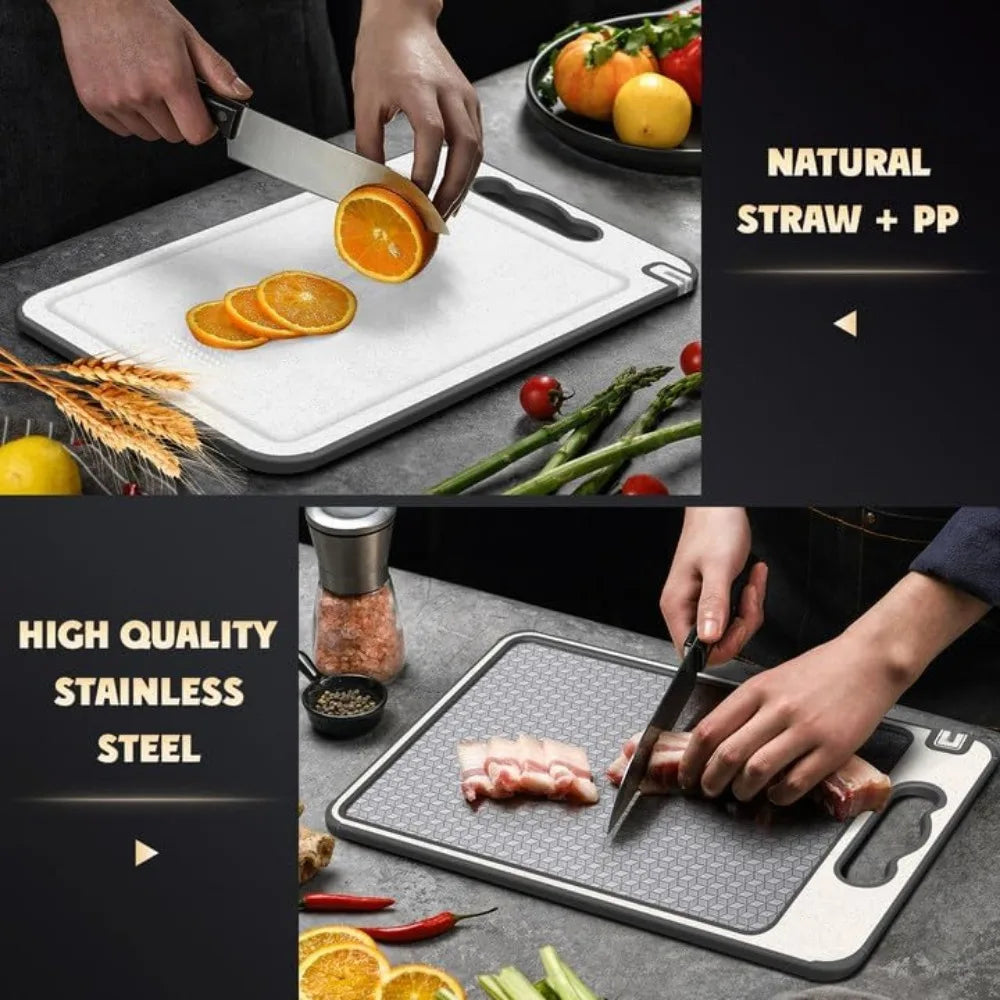 Stainless Steel Cutting Board Double Sided