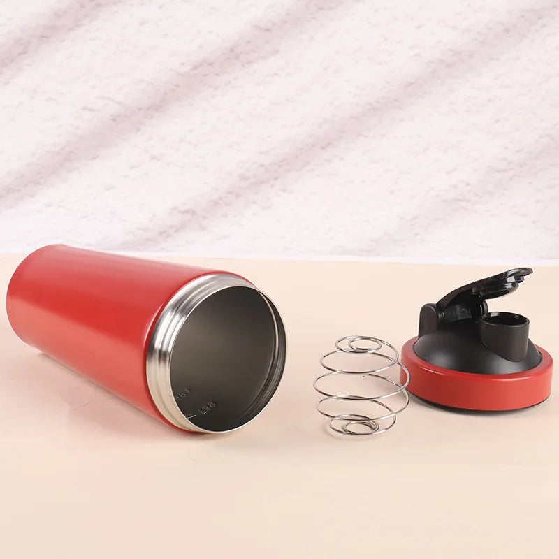 Stainless Steel Protein Powder Shaker Bottle