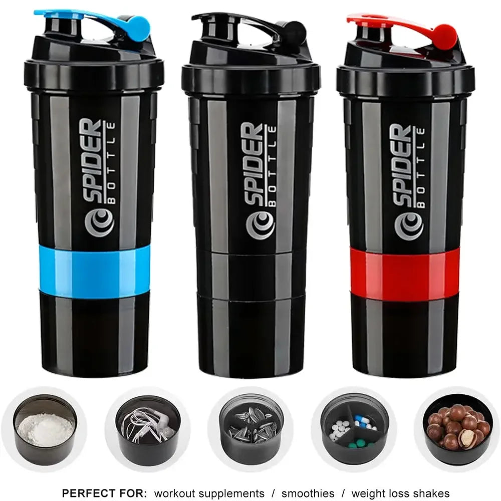Protein Bottle Powder Shake Cup Large