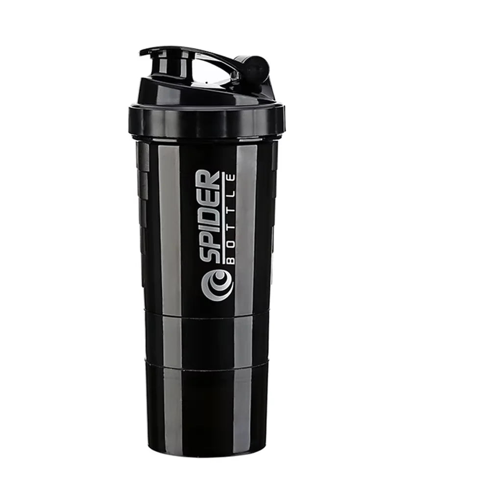 Protein Bottle Powder Shake Cup Water Bottle Plastic