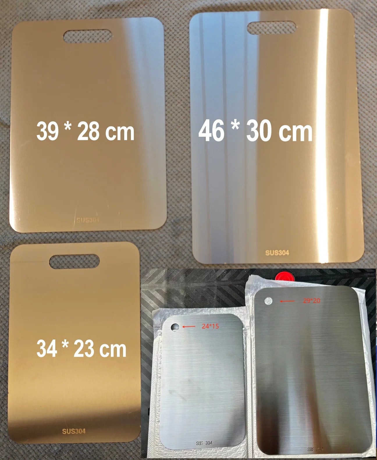 Stainless Steel Thickened Cutting Board