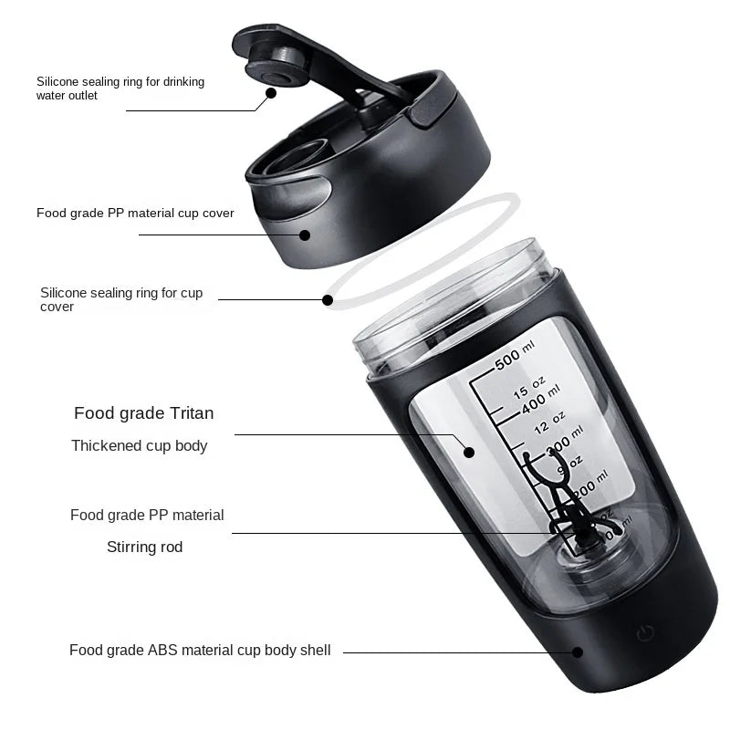 Fully Automatic Protein Shaker bottle