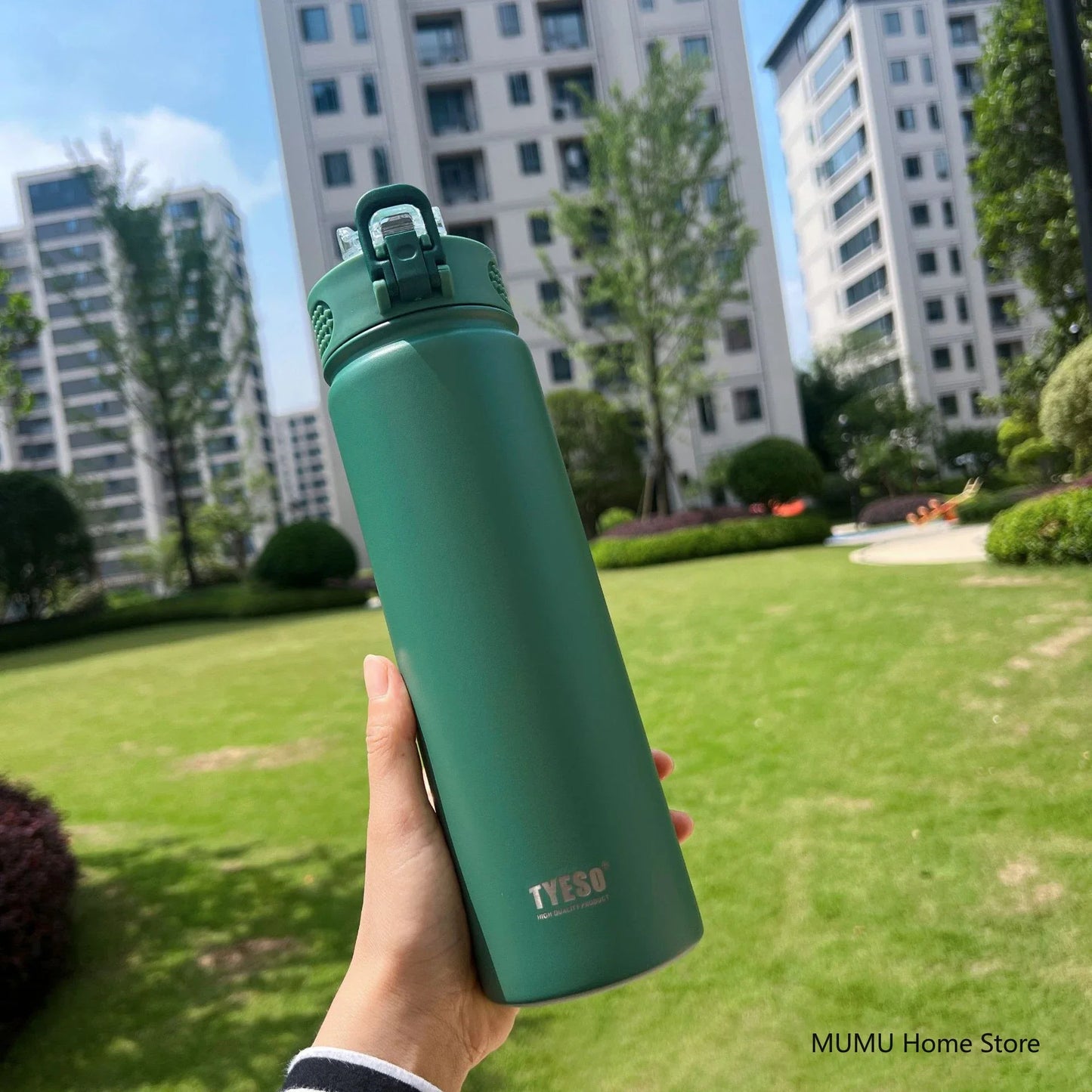 Thermos Bottle With Straw