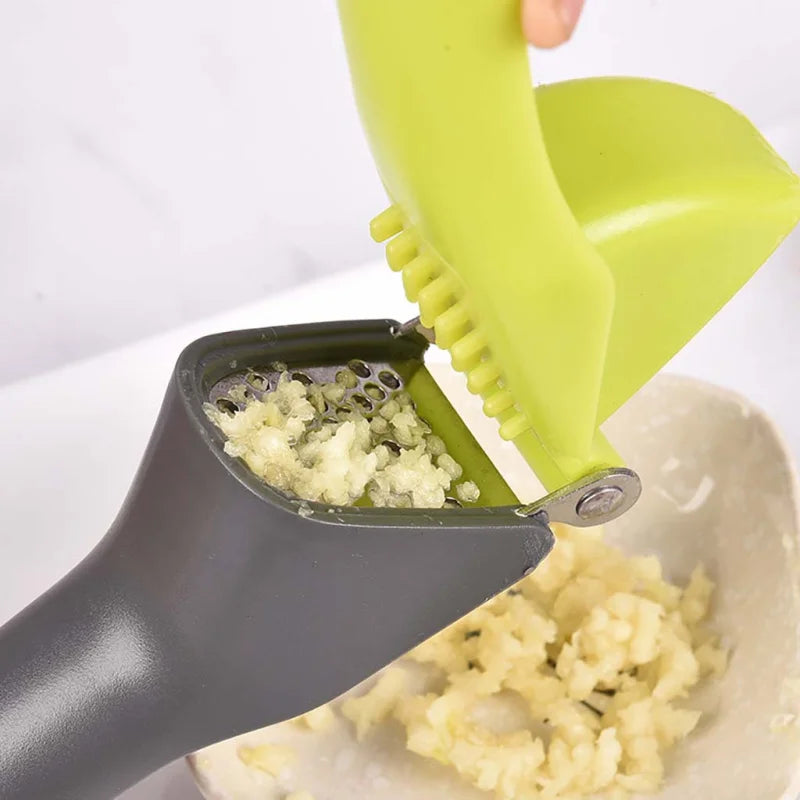Stainless Steel Garlic Press Crusher