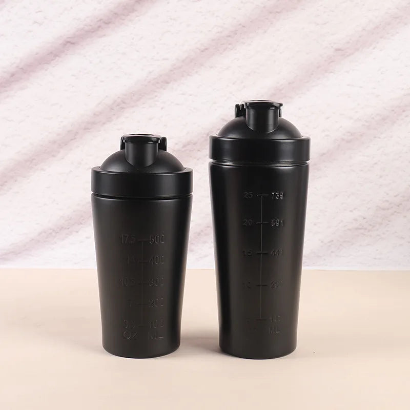Stainless Steel Protein Powder Shaker Bottle