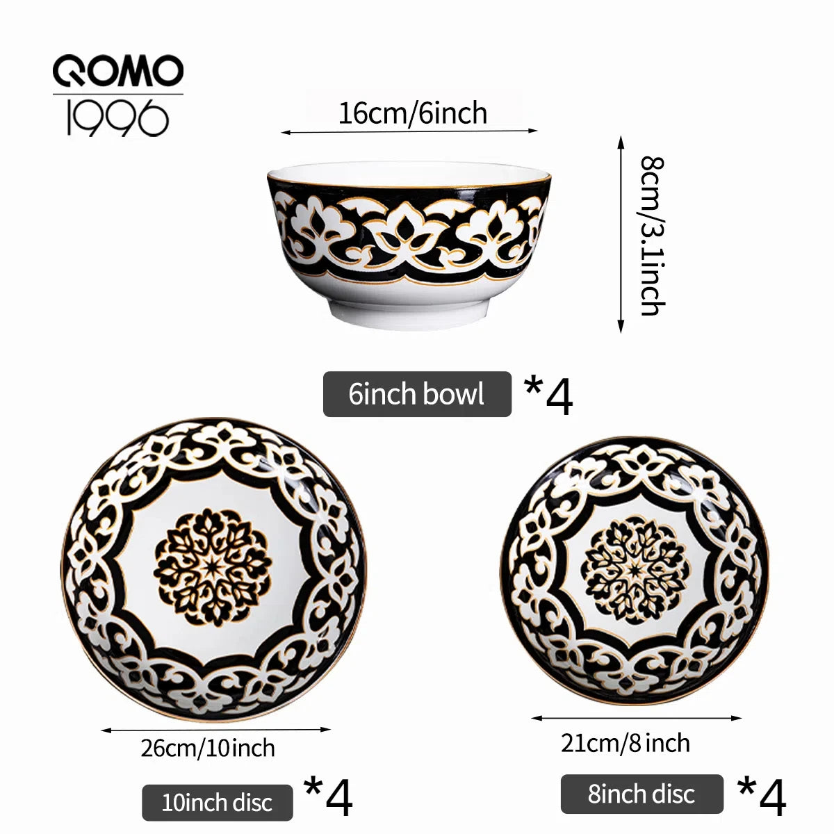 Dinnerware sets for 6