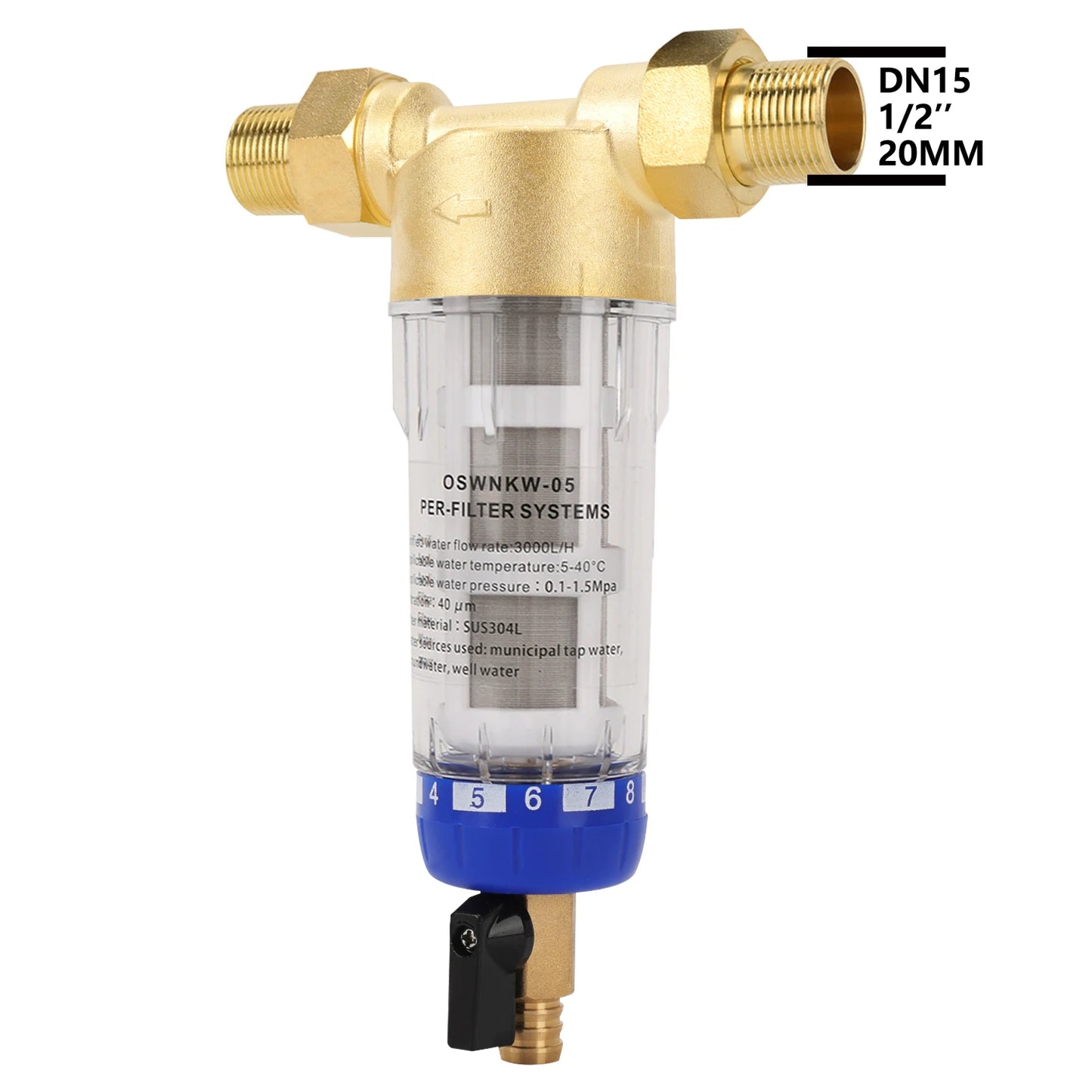 Sediment water filters