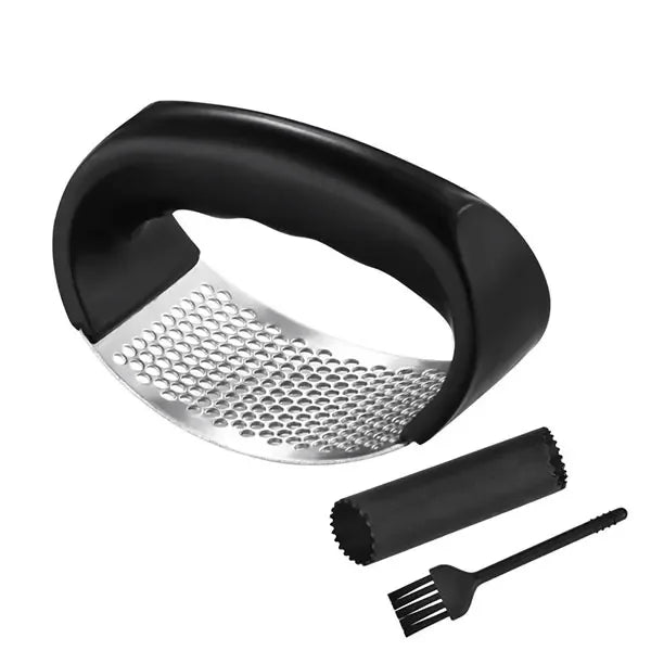 Upgraded Stainless Steel Garlic Press