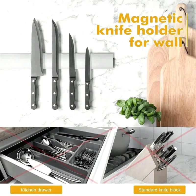 Stainless Steel Magnetic Knife Holder