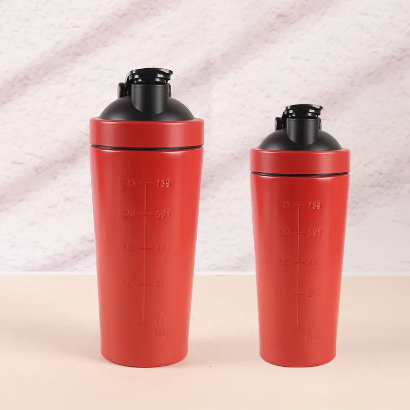 Stainless Steel Protein Powder Shaker Bottle