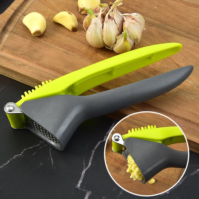 Stainless Steel Garlic Press Crusher
