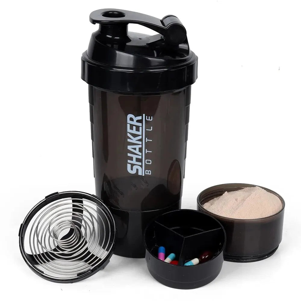 Protein Bottle Powder Shake Cup Water Bottle Plastic
