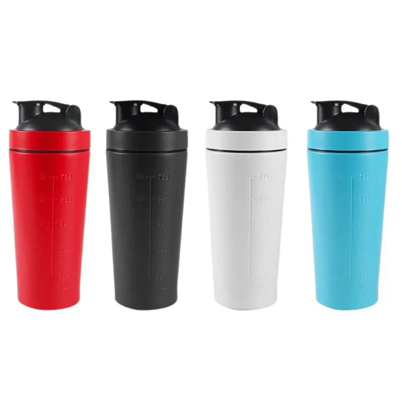 Stainless Steel Protein Powder Shaker Bottle