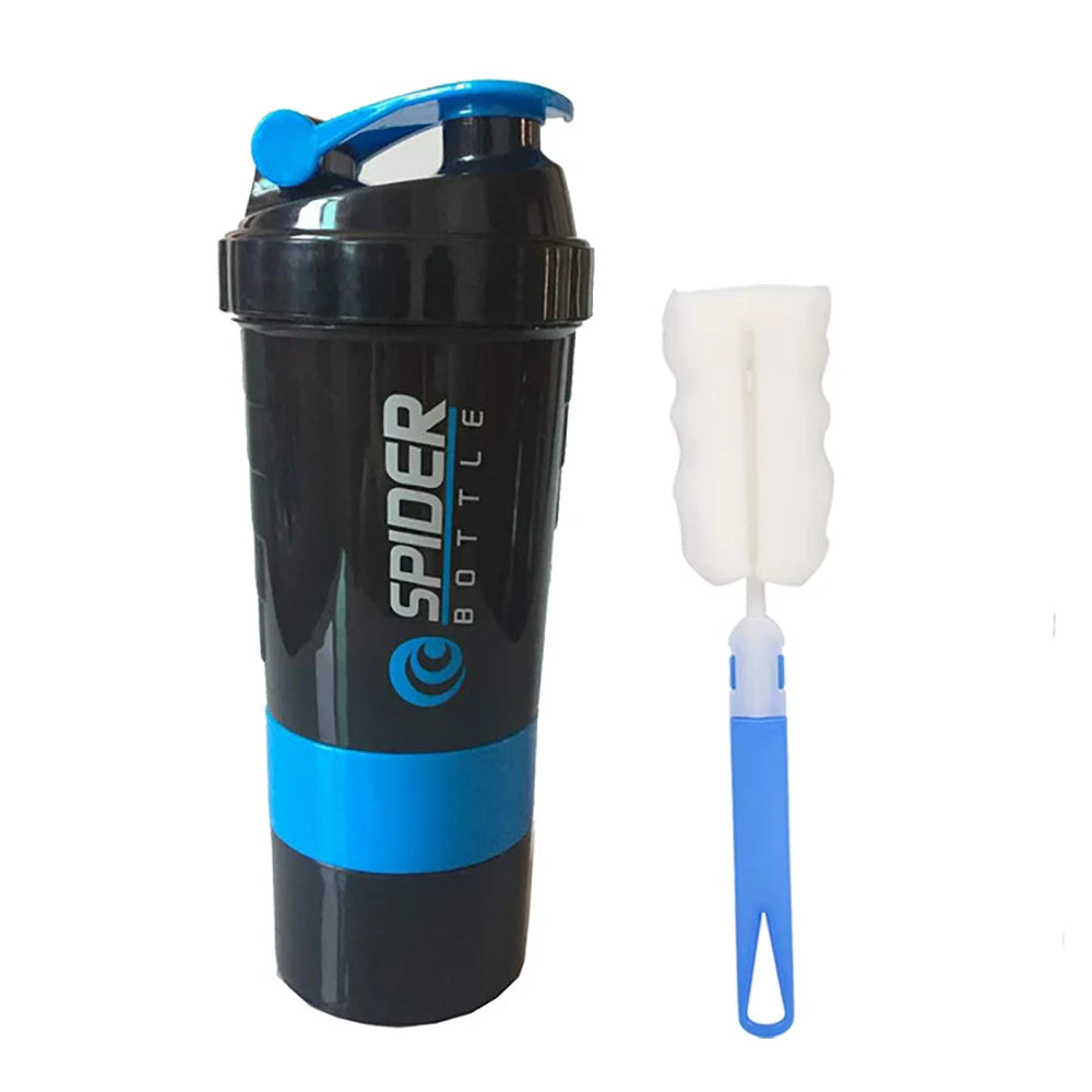Protein Bottle Powder Shake Cup Water Bottle Plastic
