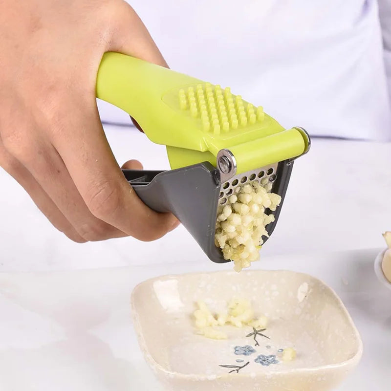 Stainless Steel Garlic Press Crusher