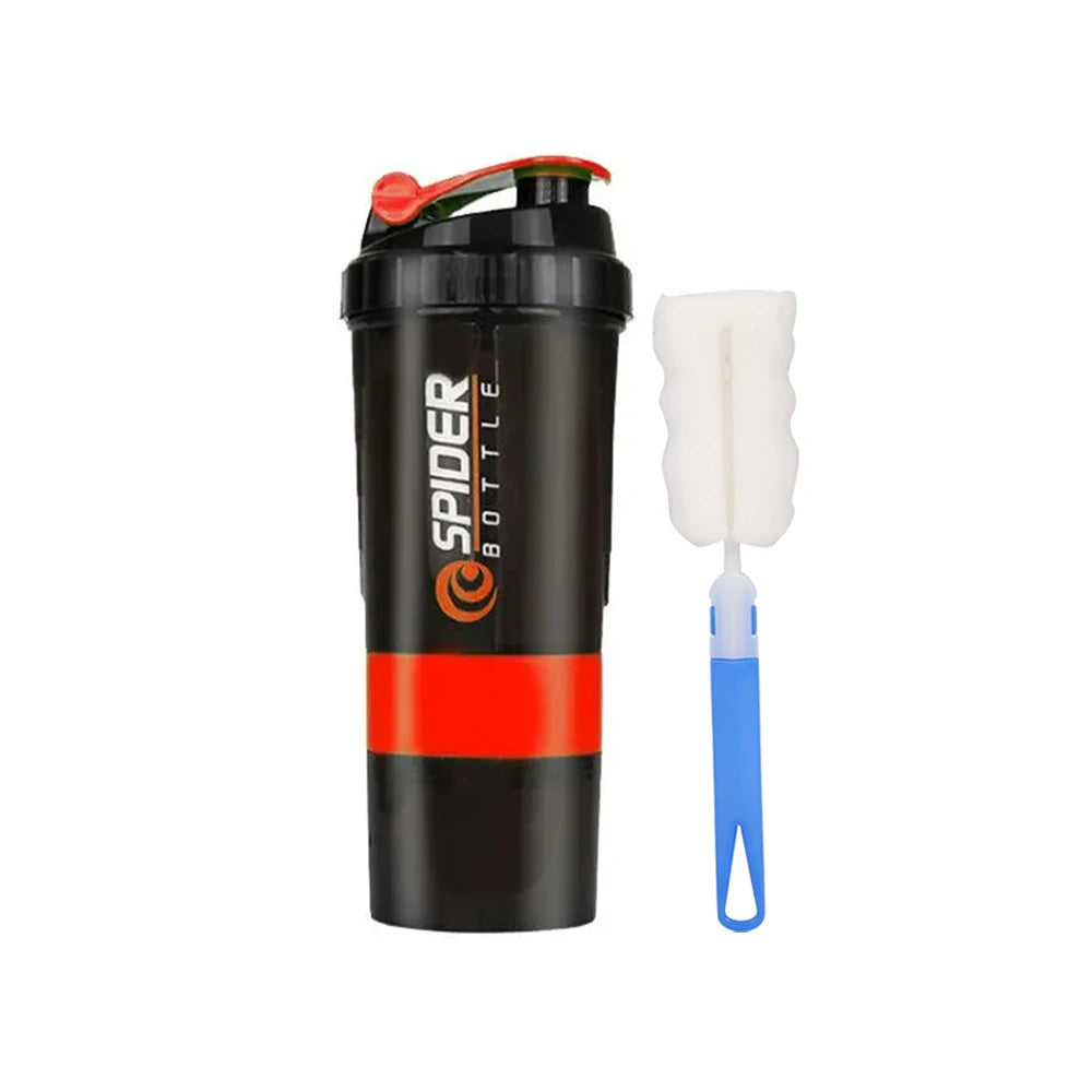 Protein Bottle Powder Shake Cup Water Bottle Plastic