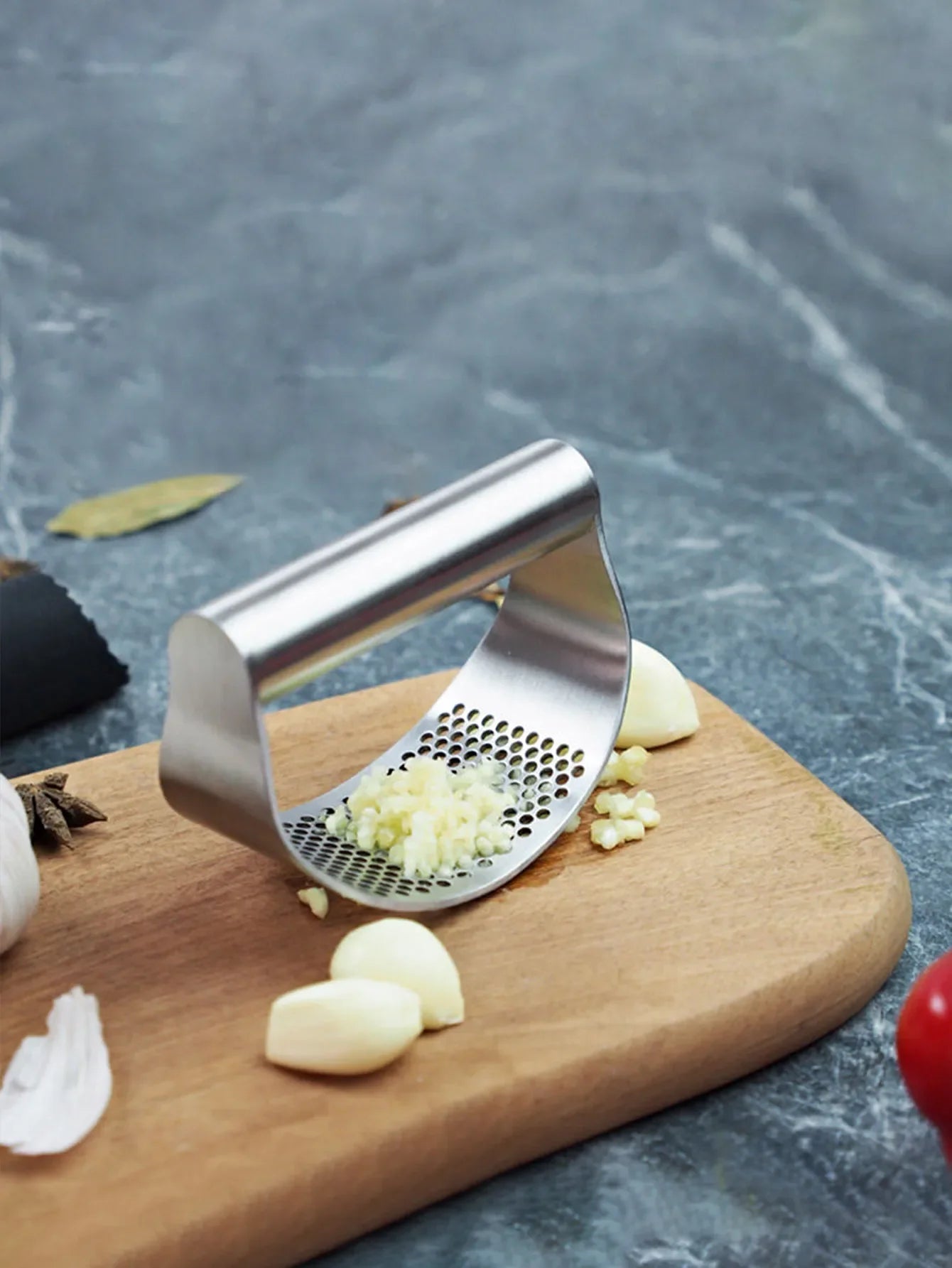 Manual Stainless Steel Garlic Mincer