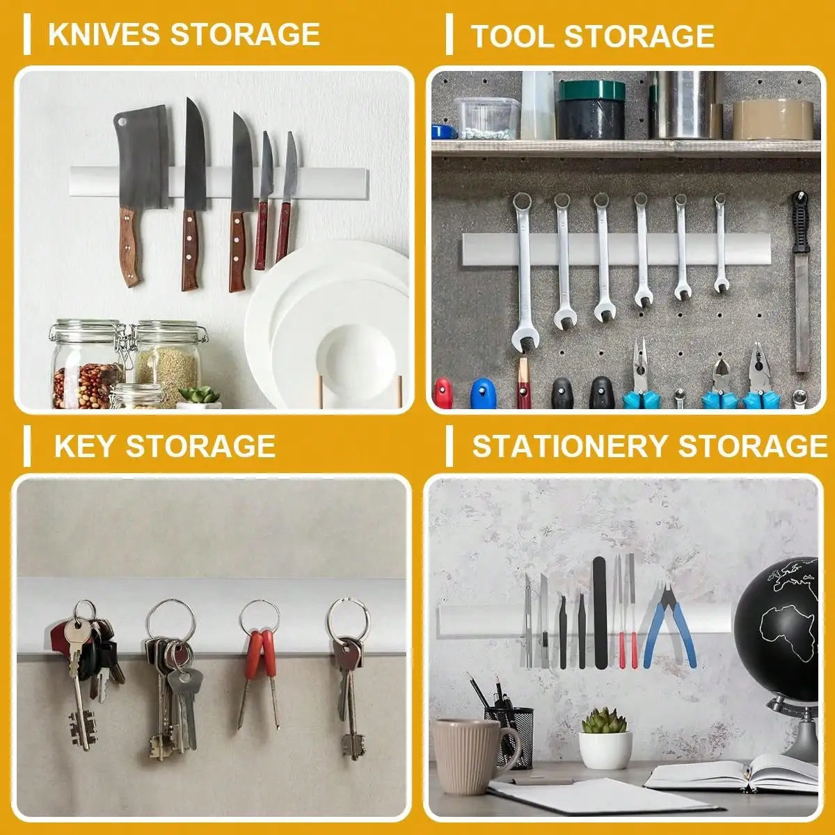 Magnetic Knife Holder for Wall