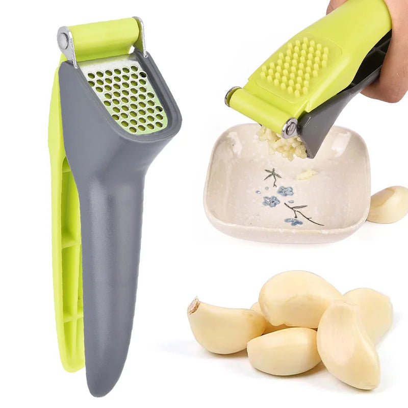 Stainless Steel Garlic Press Crusher
