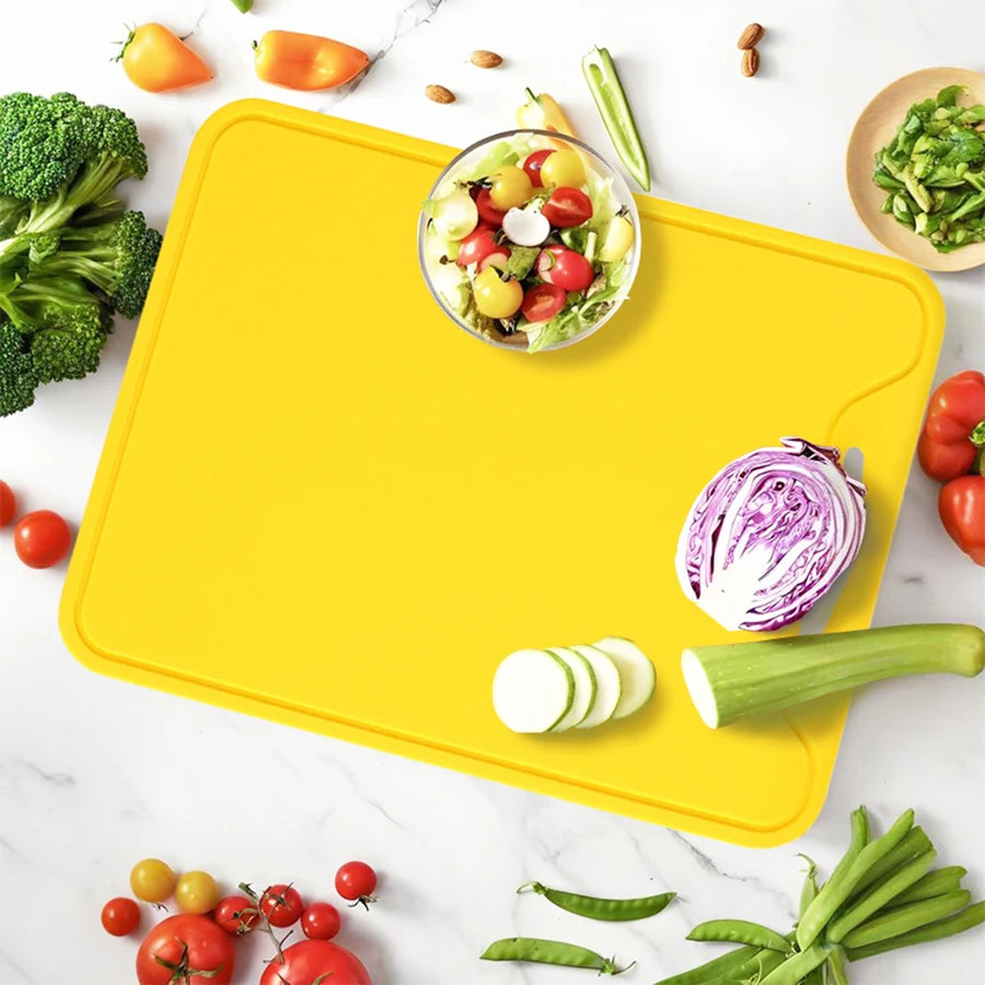 Reversible Silicone Cutting Board Non-slip