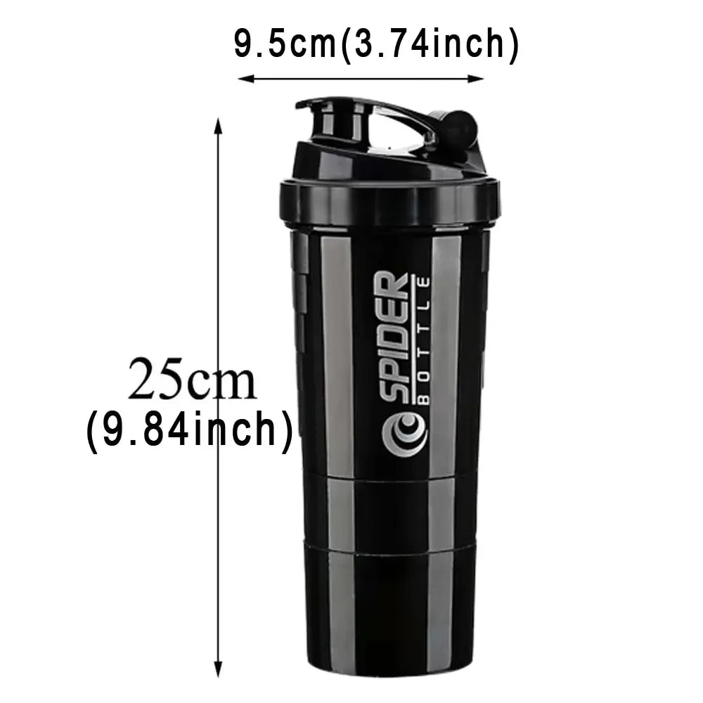 Protein Bottle Powder Shake Cup Large