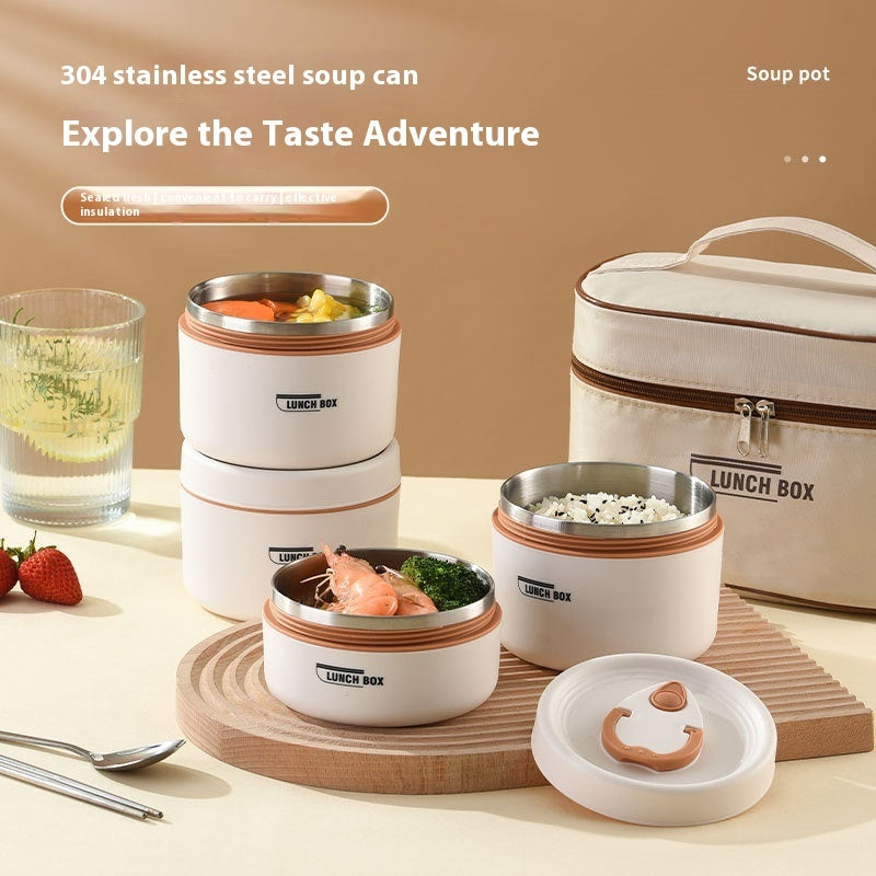 Japanese Stainless Steel Insulated Lunch Box
