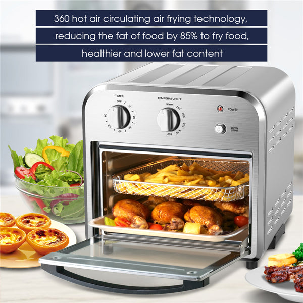 Silver Air Fryer Oven