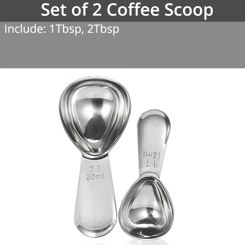 Measuring Cups & Spoons Set - Premium Stainless Steel Measuring Cups and Measuring Spoons for Dry and Liquid Ingredient