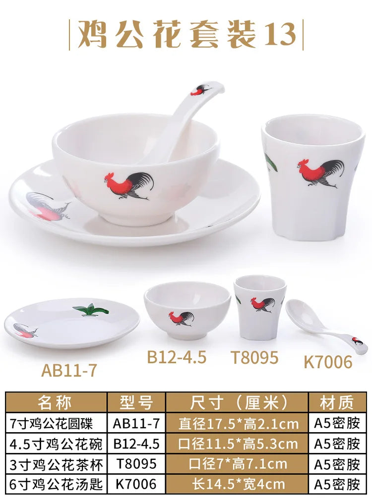 Hotel and Restaurant Dinnerware Sets Elegant Blue Diamond Color Dishes and Plates Sets Luxurious Porcelain Dinner Sets