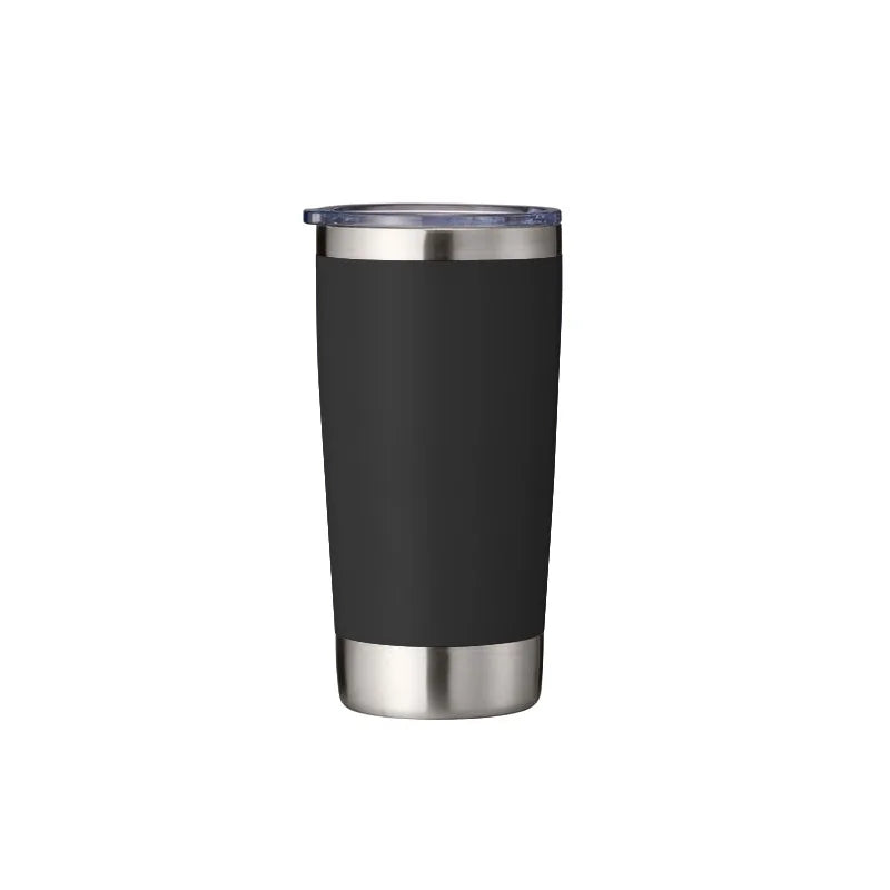 Custom 20 oz Tumbler with Lid Stainless Steel Double Wall Vacuum Insulated Travel Mug Coffee Cup Great for Cold