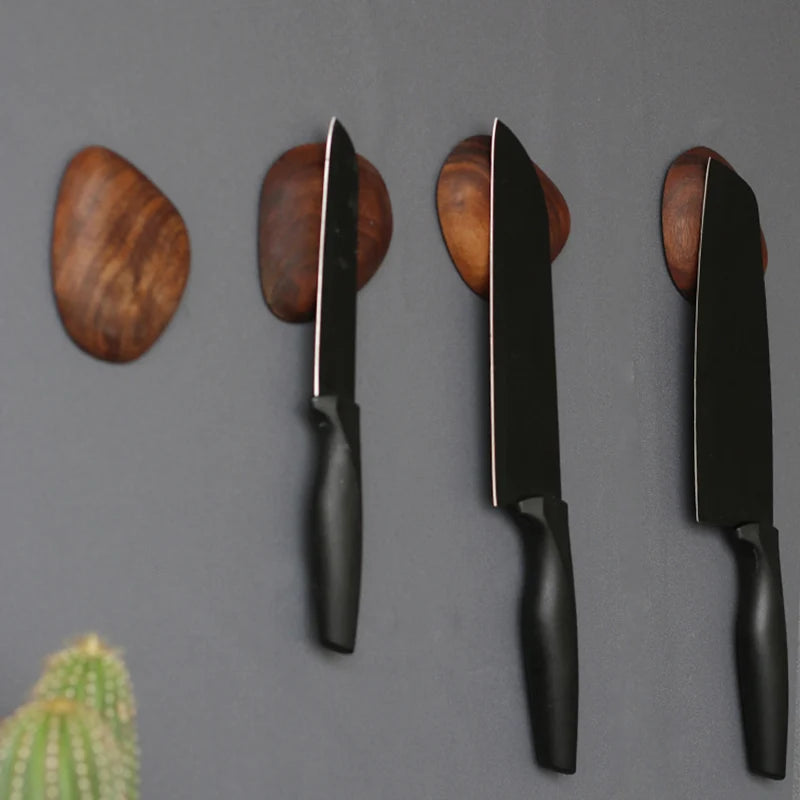 Wood Magnetic Knife Holder Wall Mount