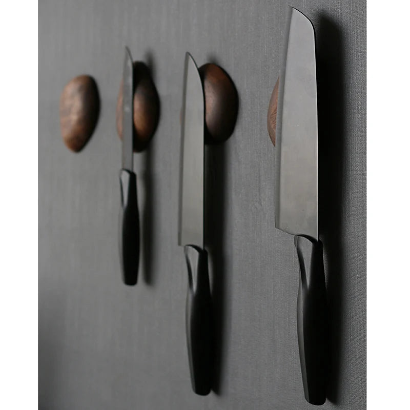 Wood Magnetic Knife Holder Wall Mount