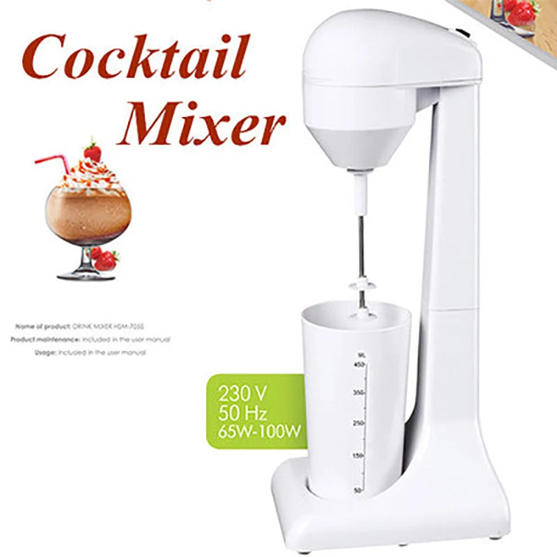 220V Electric Milk Frother for Coffee Milk Foamer Cold and Hot Milking Machine Fancy Coffee Foamer Kitchen Food Mixer EU Plug