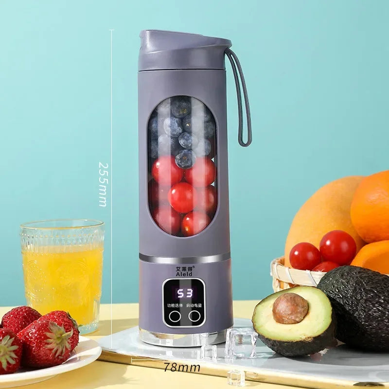 Electric Juicer Mini Portable Blender Fruit Mixers Fruit Extractors Multifunction Juice Maker Machine Blender Smoothies Mixer