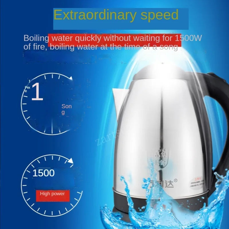 Electr Water Kettle For Tea 2L Electric Kettle Electric Teapot Water Boiler 2000W Tea Maker Cup Thermal Electric Tea Maker