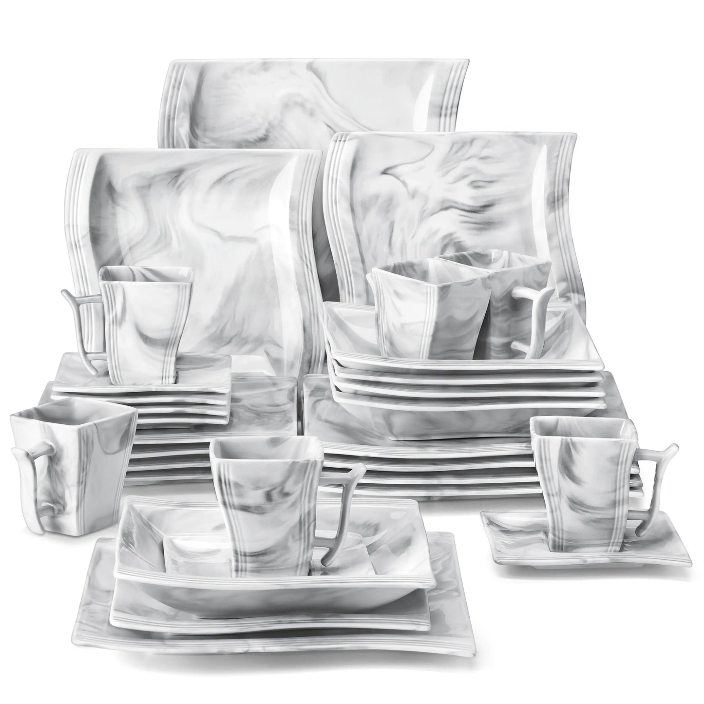 White dinnerware sets