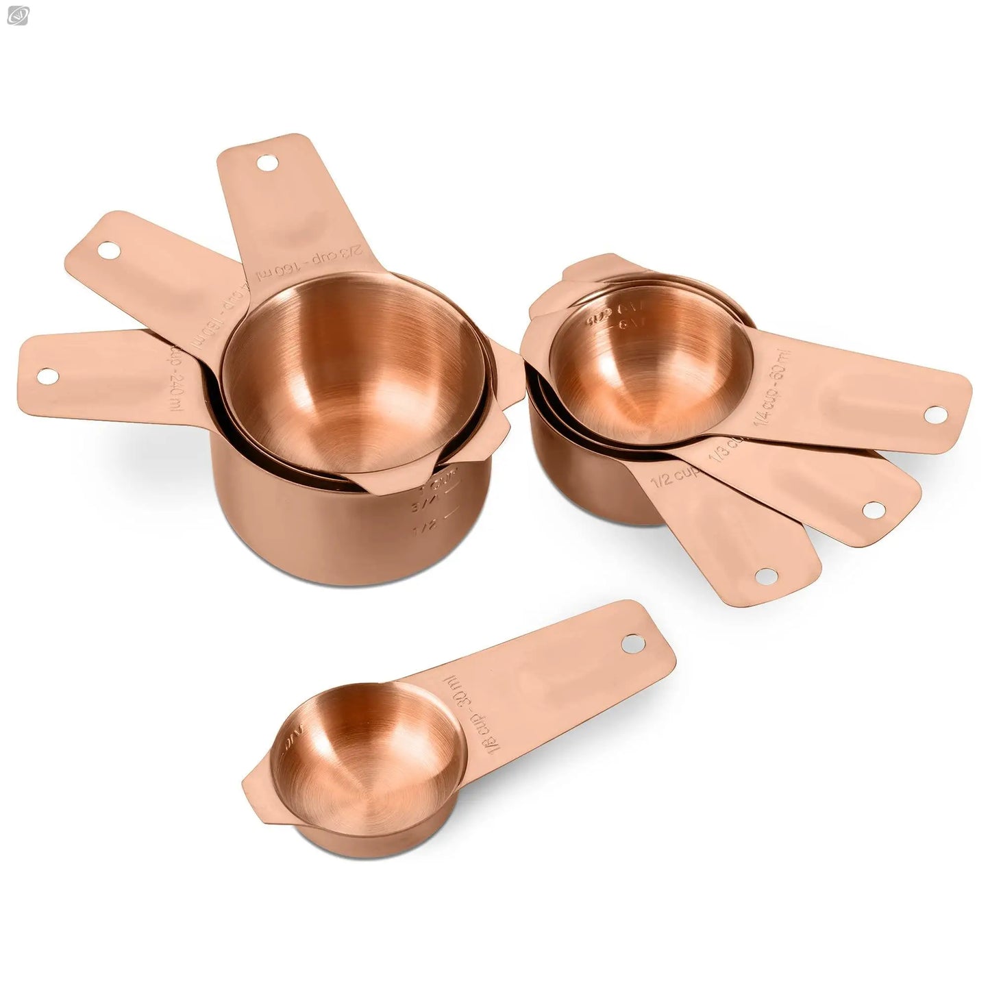 13 Pcs Measuring Spoons Set Stainless Steel Coffee Measuring Spoons Tea Seasoning Laboratory Pastry Measuring Cup Set For Baking