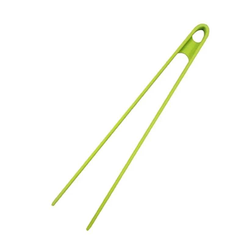 Salad Food Tongs Anti-slip Silicone Kitchen Utensils Barbecue Clip Three Prong Pliers Cookware Bbq Tool Chef Tools Gadgets Bar