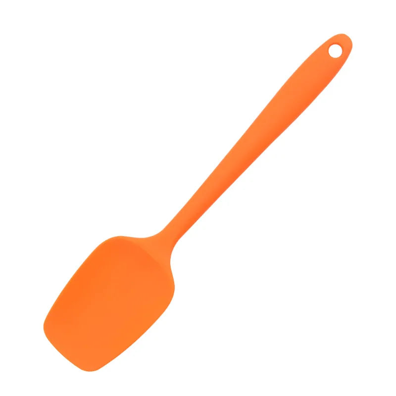 21cm silicone spatula Cream spatula High temperature resistant non-stick spoon Kitchen baking accessories and tools