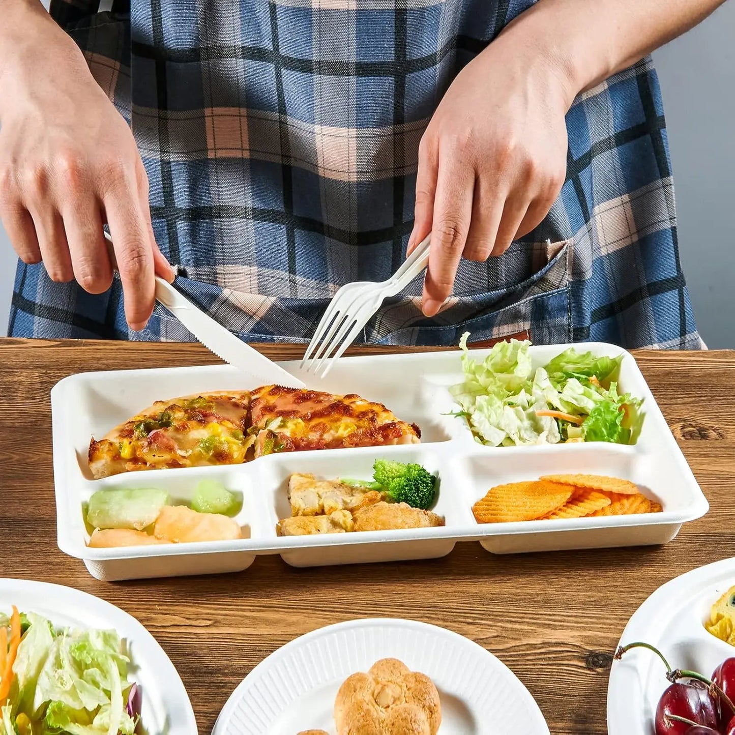 compostable paper plates walmart