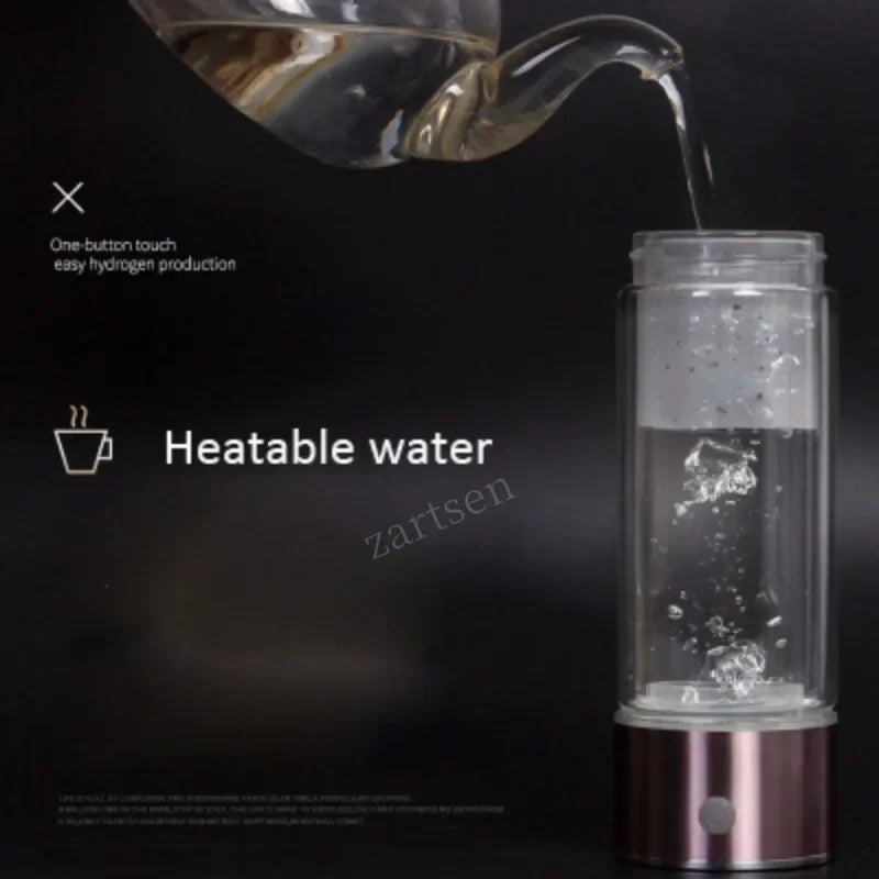 SPE/PEM Portable Hydrogen Generator Water Filter Ionizer Pure H2 Rich Hydrogen alkaline Bottle Electrolysis Drink Hydrogen