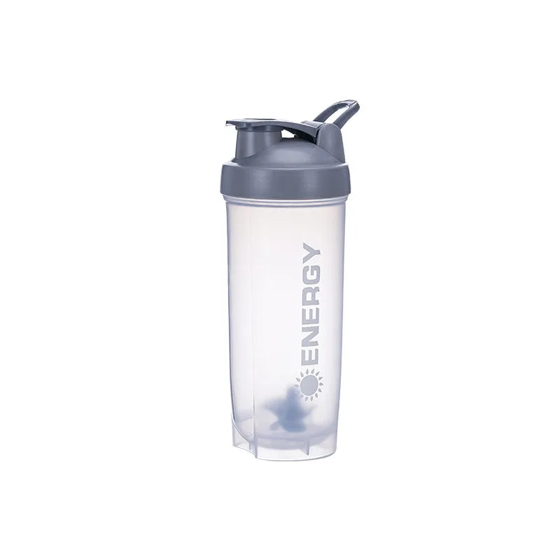 500/700MLSports Water Bottle Protein Shaker Outdoor Travel Portable JuiceCup Sports protein powder shaker cup